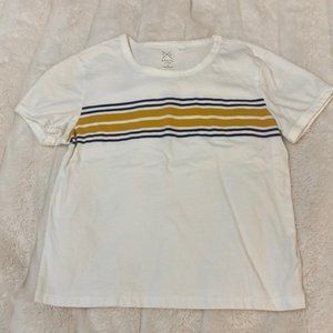 white striped t shirt
